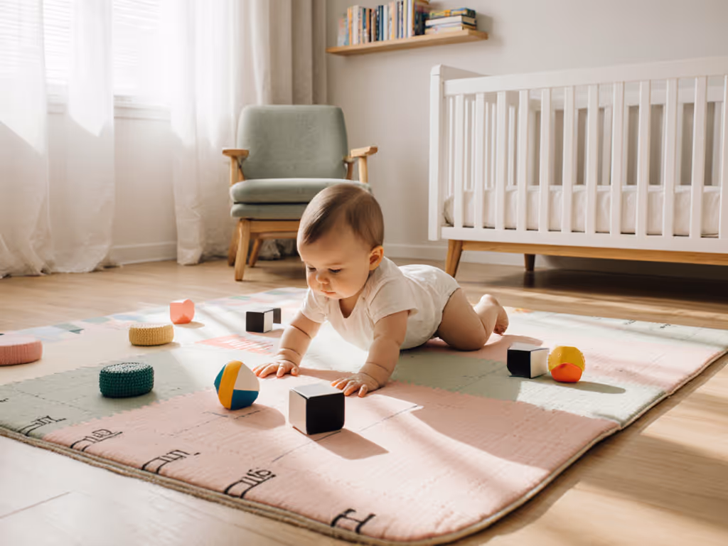 Newborn to Toddler: Visual Development Play Mat Guide